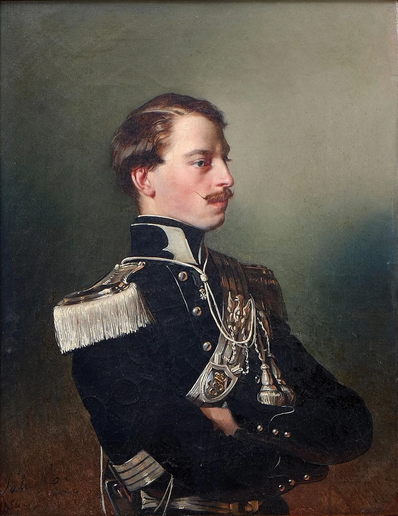 Ritratto Del Marchese Gioacchino D'Adda Salvaterra - 1854